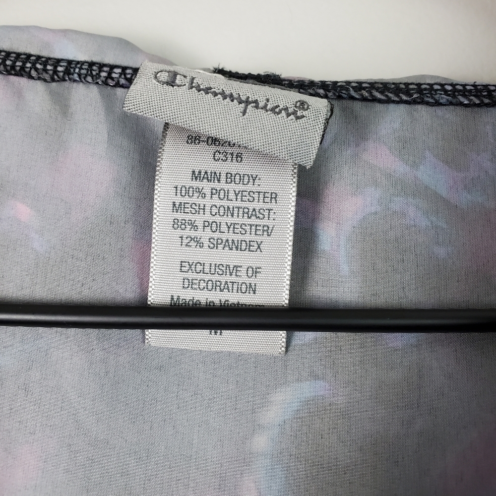 Champion Purple Multicolor Zip Jacket Medium - Picture 5 of 10